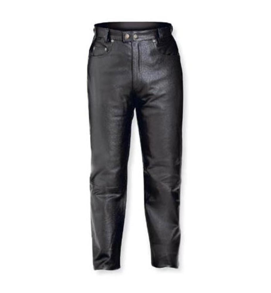Leather Cruiser Pants - Black