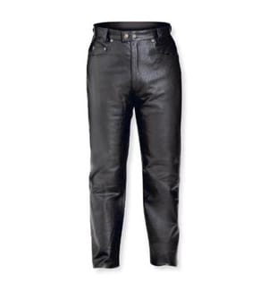 Leather Cruiser Pants - Black