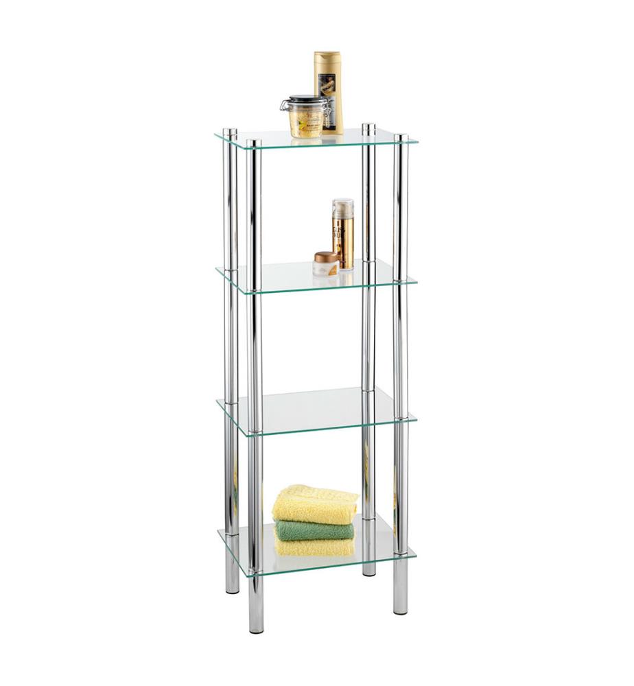 Regal - Silber und Transparent