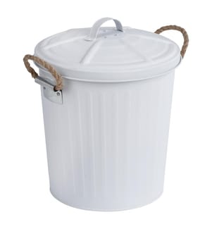 Abfalleimer 6 L - Weiss