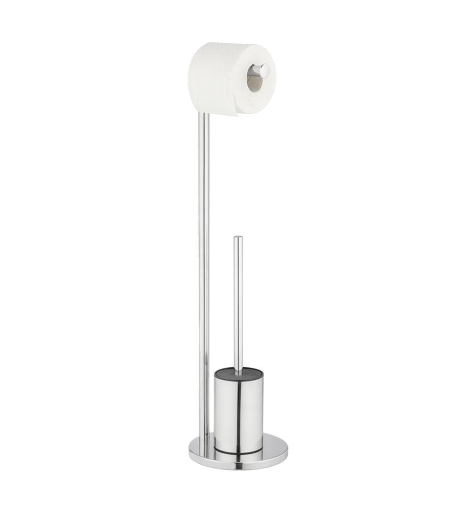 Stand-WC-Set mit Papierhalter und Bürste