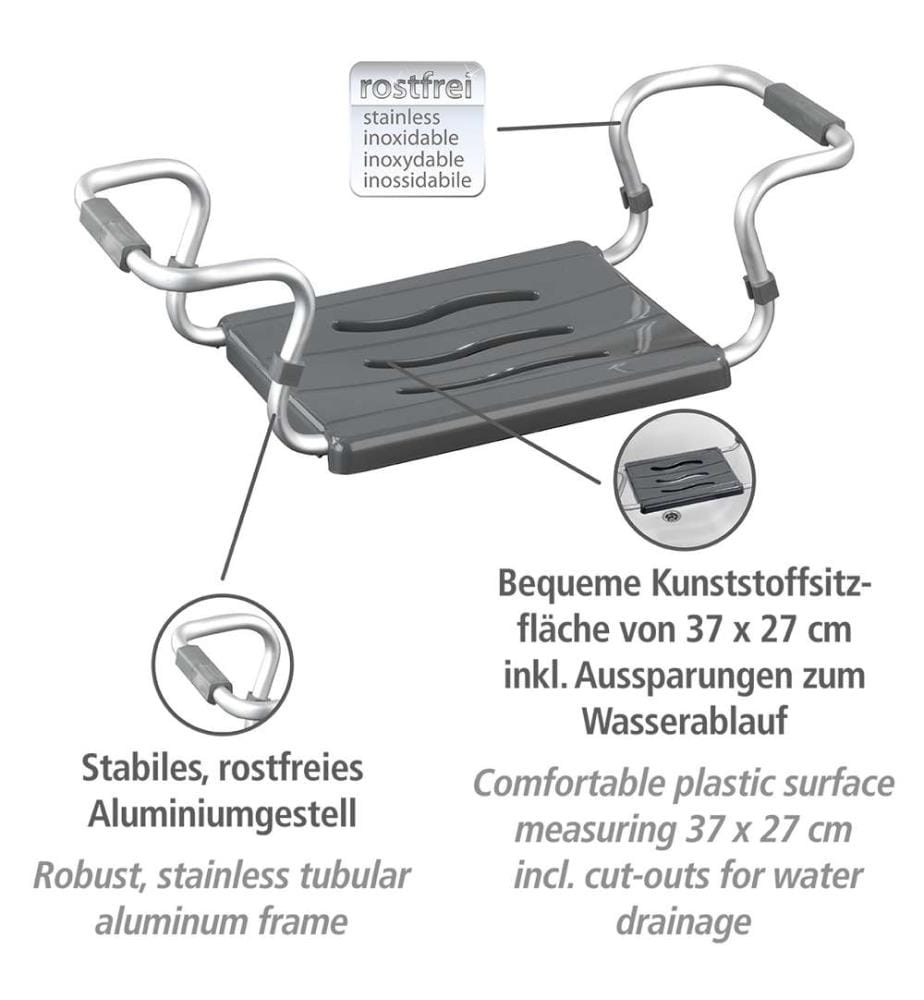 Badewannensitz - Silber