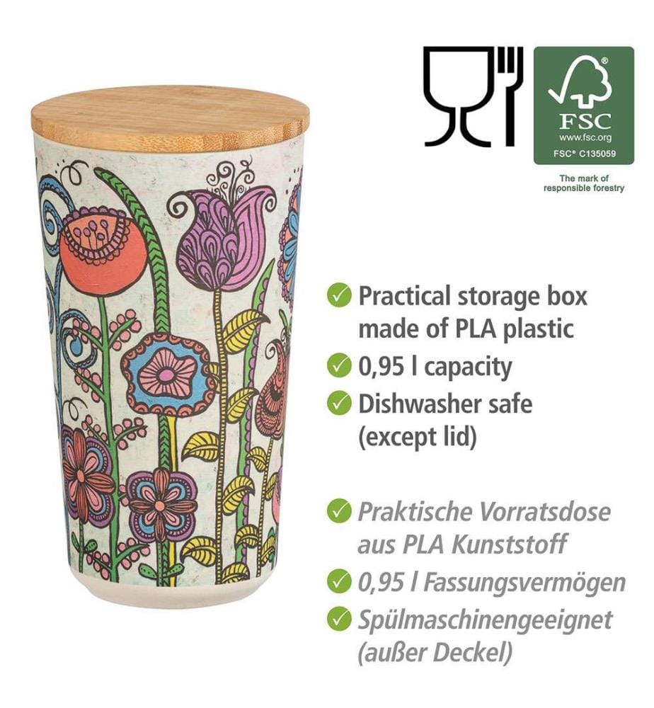 Vorratsdose 0,95 L - Blumen