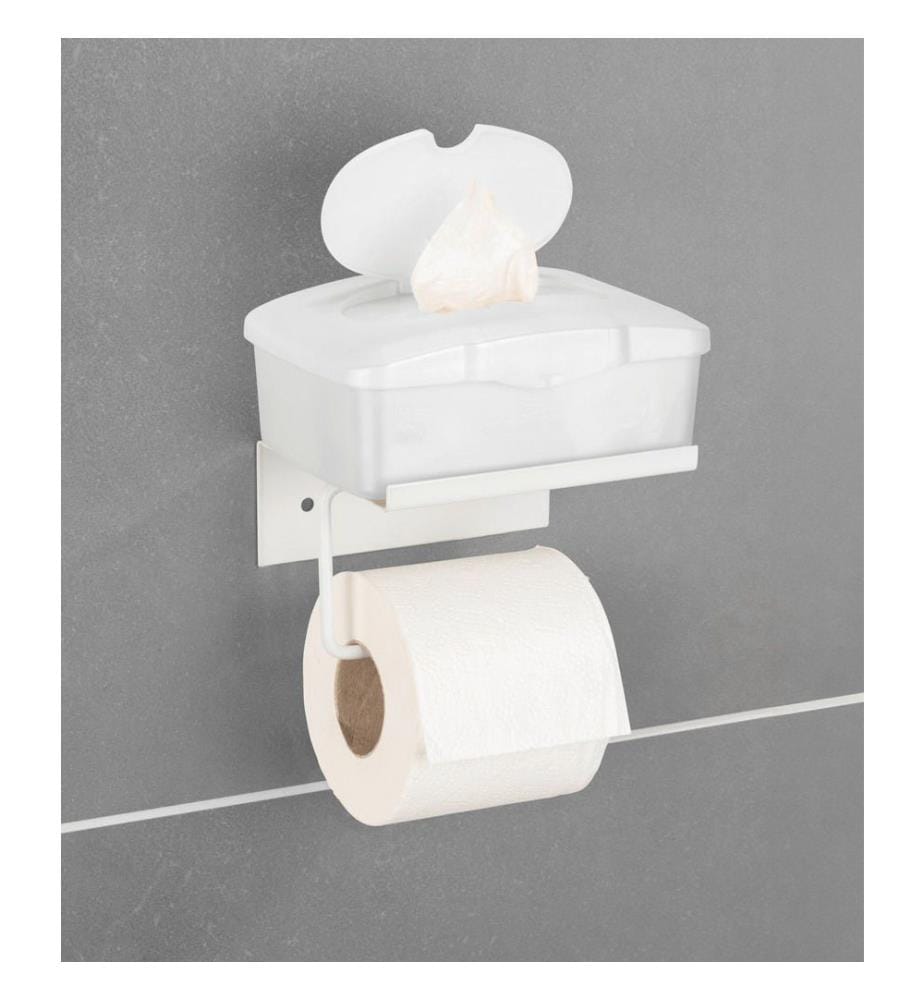 Toilettenpapierspender - Weiss