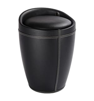 Hocker Wäschetruhe - Schwarz