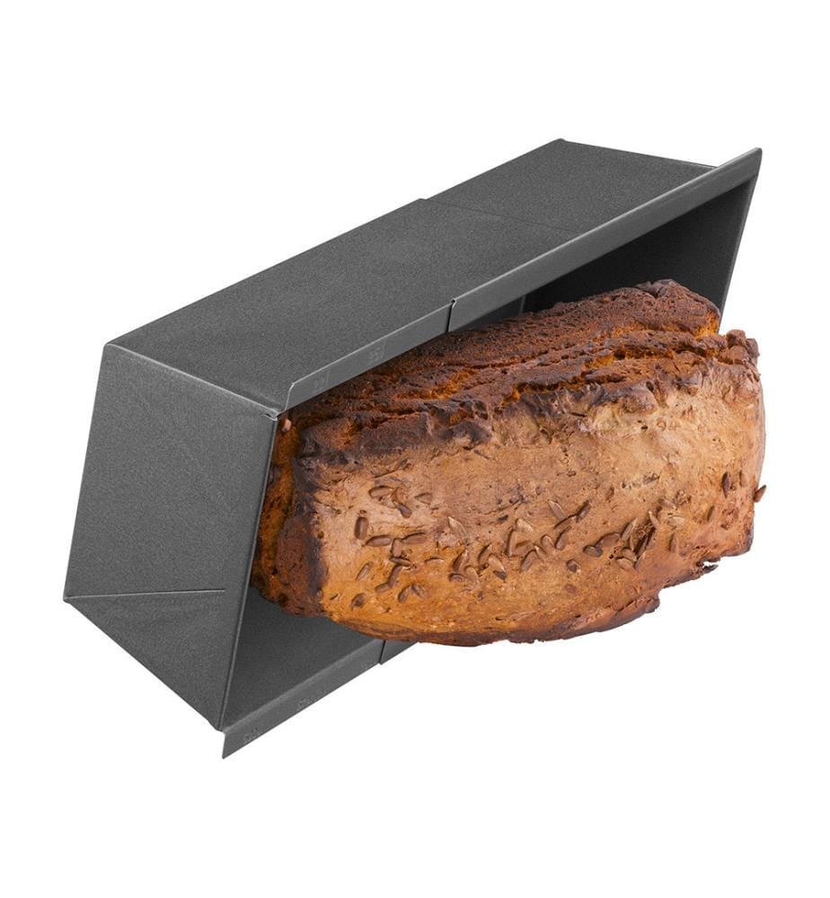 Verstellbare Brotbackform 20 bis 35 cm - Schwarz