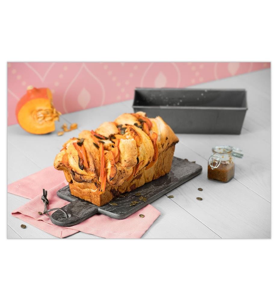 Verstellbare Brotbackform 20 bis 35 cm - Schwarz
