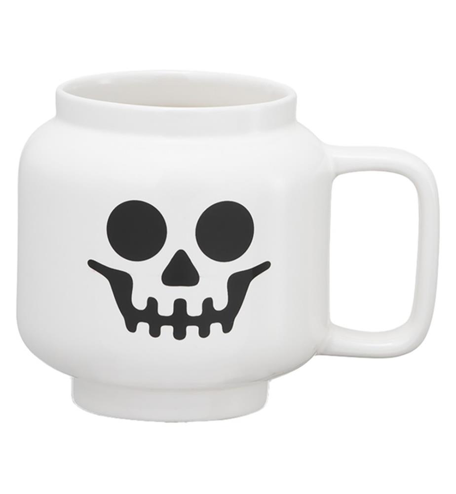 Ceramic Skeleton mug 255 ml - White