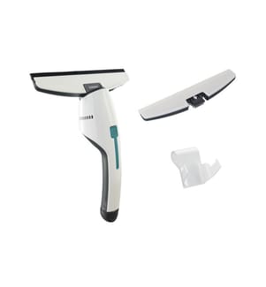 Window Vacuum with Bathroom Nozzle and Wall Mount