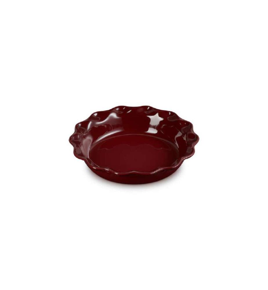 Plat à Tourte Rond 23 cm - Grenat