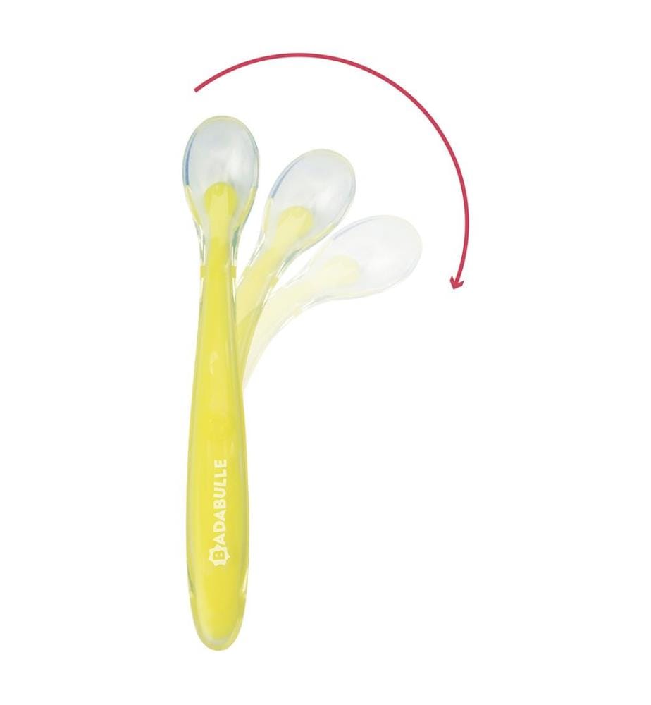 Set aus 2 Silikonlöffeln