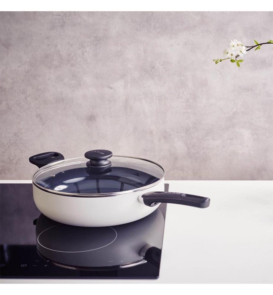 Sauteuse 28 cm - Silber