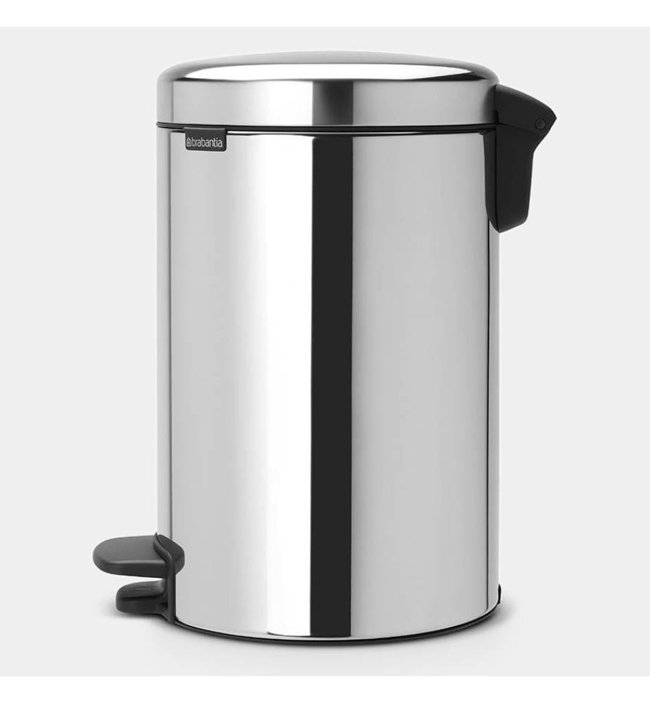 Pedal-Abfalleimer 12 L - Silber