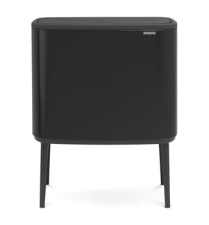 Cestino a doppio scomparto 34 L - Nero