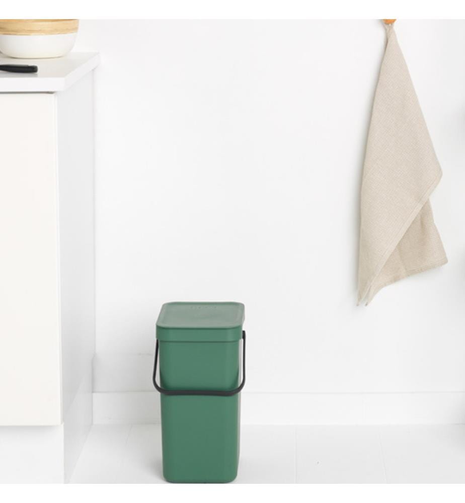 Poubelle de Tri 12 L - Vert Sapin