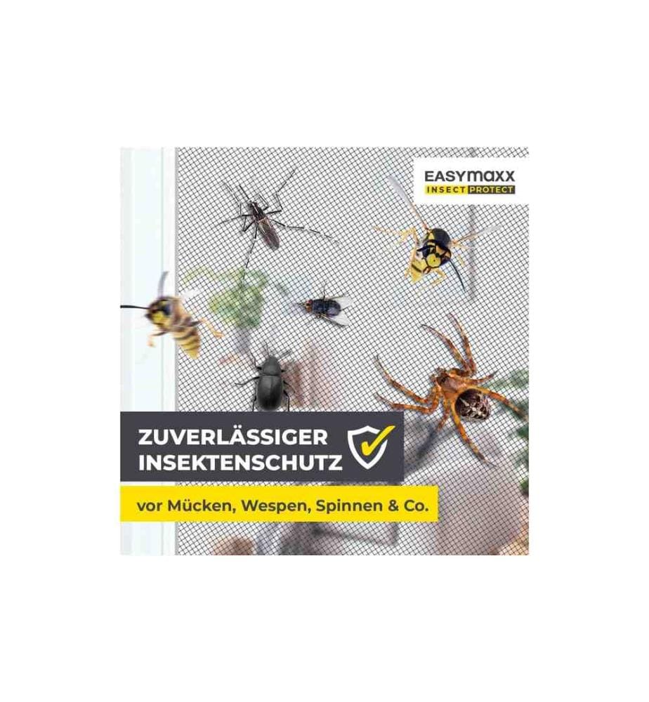 Teleskopisches Moskitonetz - Anthrazit