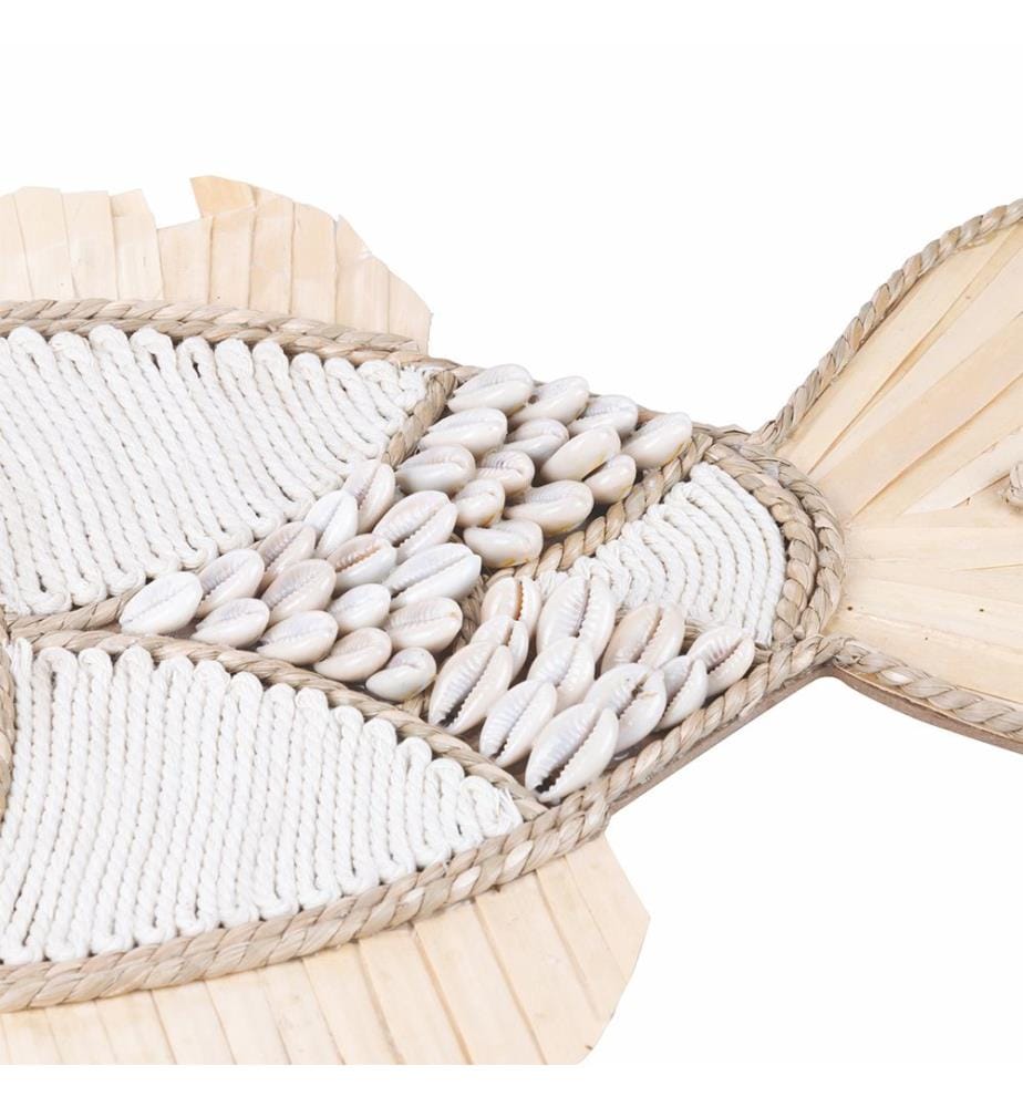 Wanddekoration Fisch und Muscheln