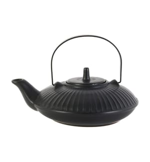 Teekanne aus Keramik 60 cl - Schwarz