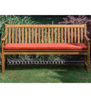 Gartenbankkissen 160 cm - Dunkelrot