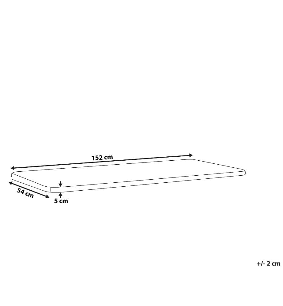 Gartenbankkissen 160 cm - Dunkelrot