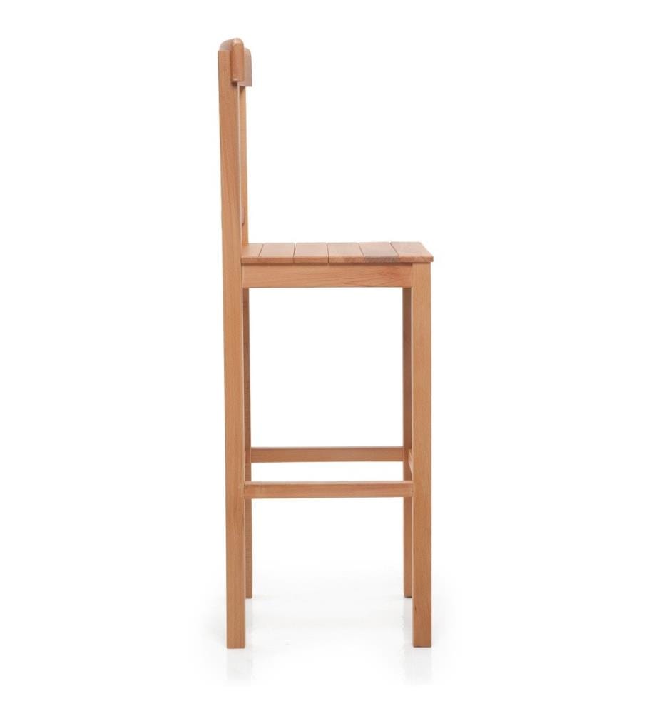 Hocker aus Massivholz
