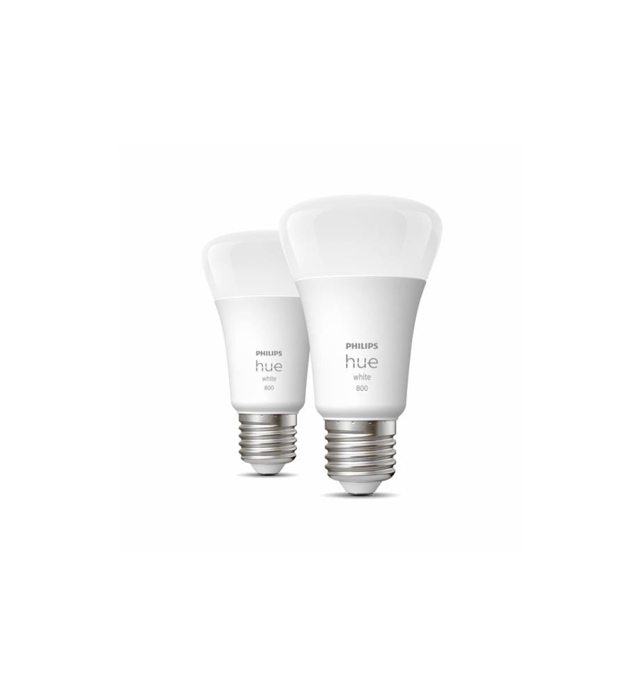 Packung mit 2 Glühbirnen E27 LED 800 lm