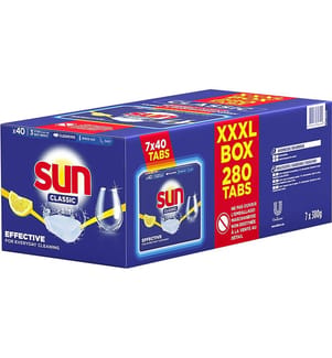 XXL Pack 280 Lemon Dishwasher Tablets