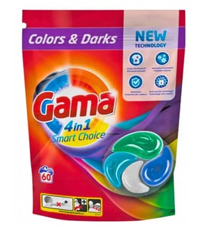 4-in-1 Colors & Darks Detergent Capsules - 60 washes