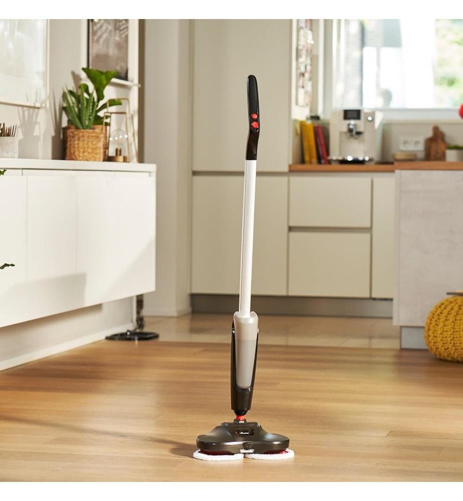 Mocio elettrico con spray - Nero