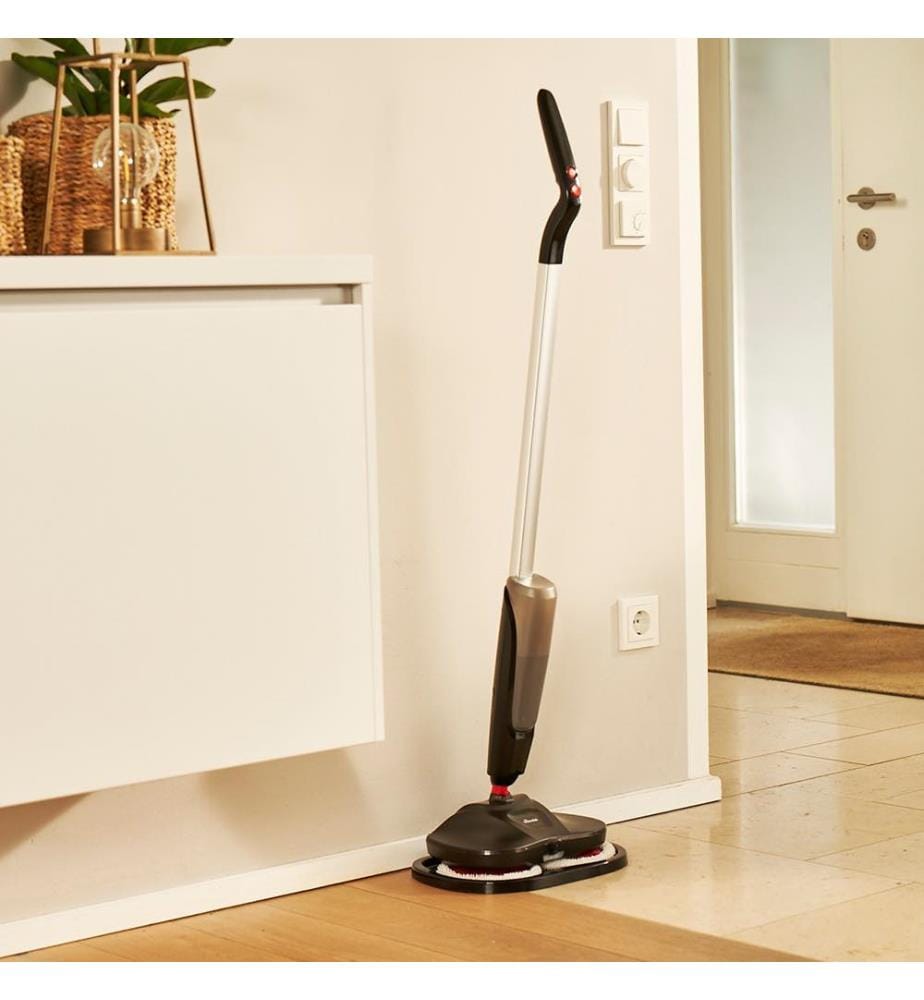 Mocio elettrico con spray - Nero
