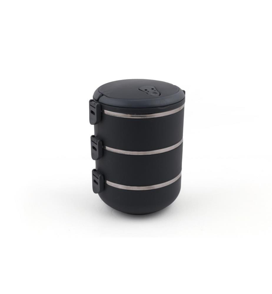 Set Lunch Box 3-teilig aus Edelstahl