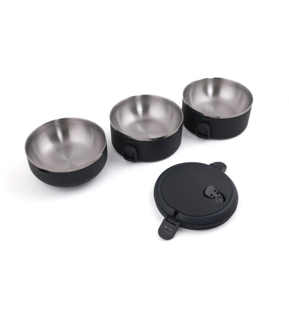 Set Lunch Box 3-teilig aus Edelstahl