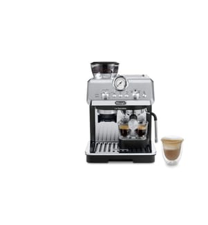 Espressomaschine mit integrierter Mühle - Silber