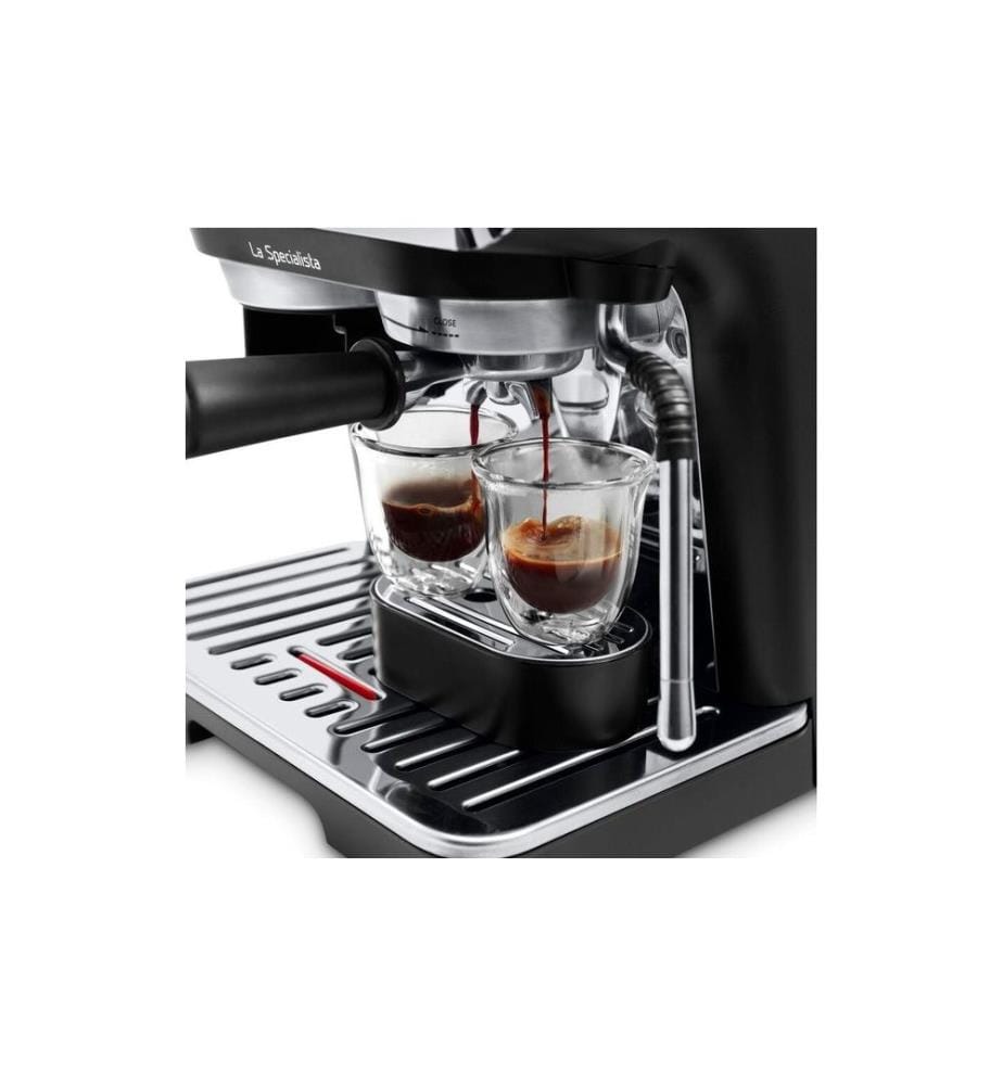 Espressomaschine mit integrierter Mühle - Silber