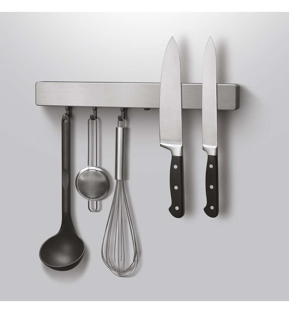 Magnetleiste mit 6 Haken - 39 cm