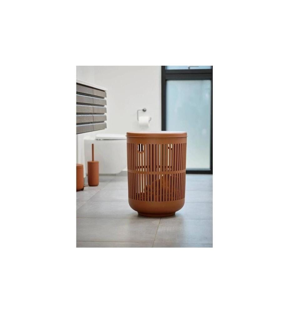 4L Pedal-Abfalleimer - Terracotta