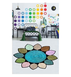 Teppich 50 x 80 cm - Mehrfarbig
