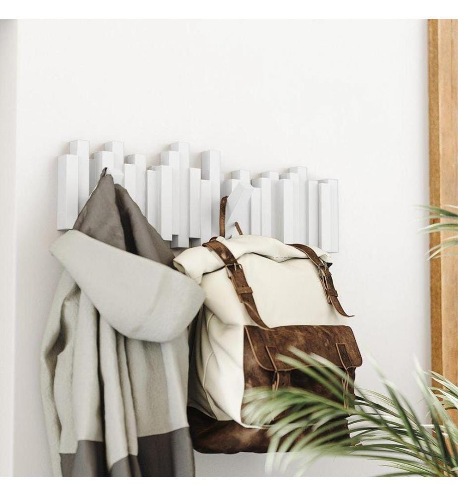Wandgarderobe - Weiss