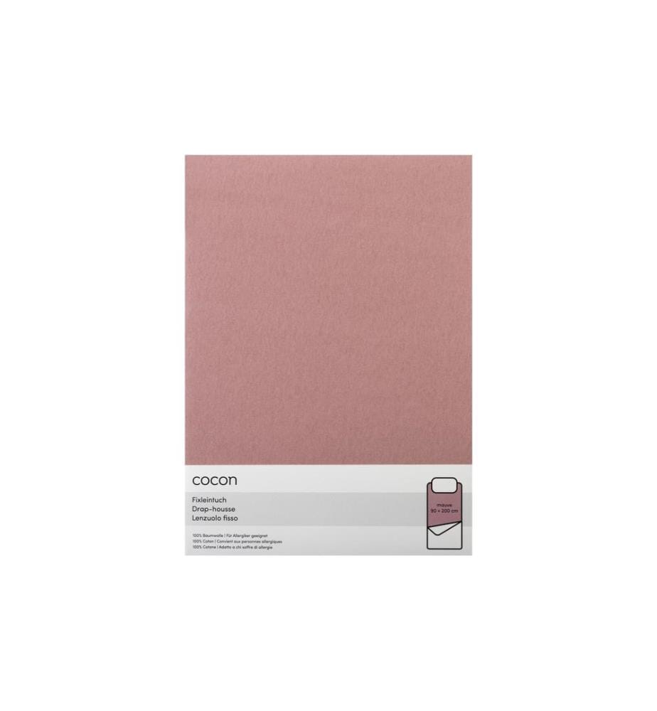 Fitted Sheet 90/100 x 200 cm - Mauve