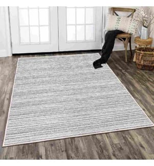 Teppich 160 x 230 cm - Beige und Grau