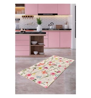 Flurteppich 80 x 200 cm - Mehrfarbig