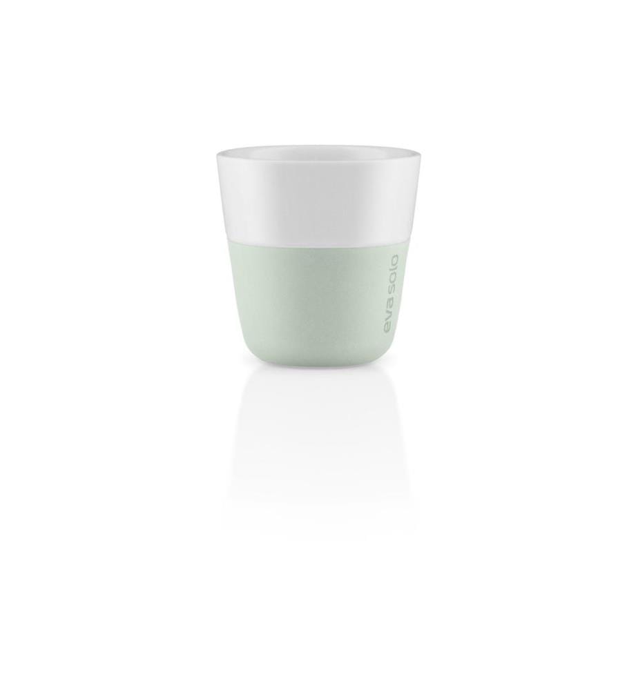 Set di 2 tazze per espresso da 80 ml - Verde/Bianco
