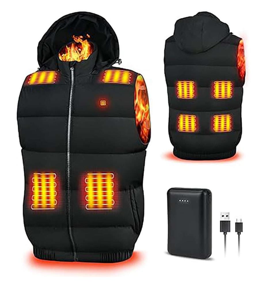 Gilet Chauffant Sans Manches - Noir