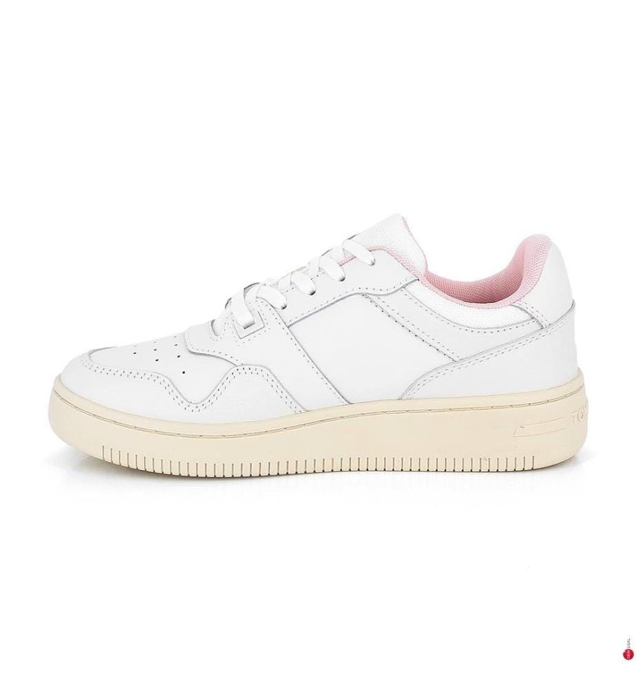 Retro Tennis Sneakers - Weiss und Pink