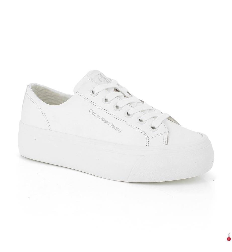 Cupsole Flatform Sneakers - Weiss