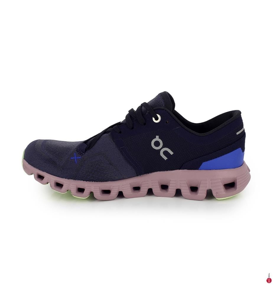 Baskets de Course Clolud X 3 - Marine et Violet Clair