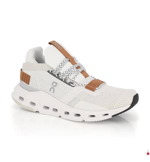 Cloudnova Running Sneakers - Weiss und Hellbraun