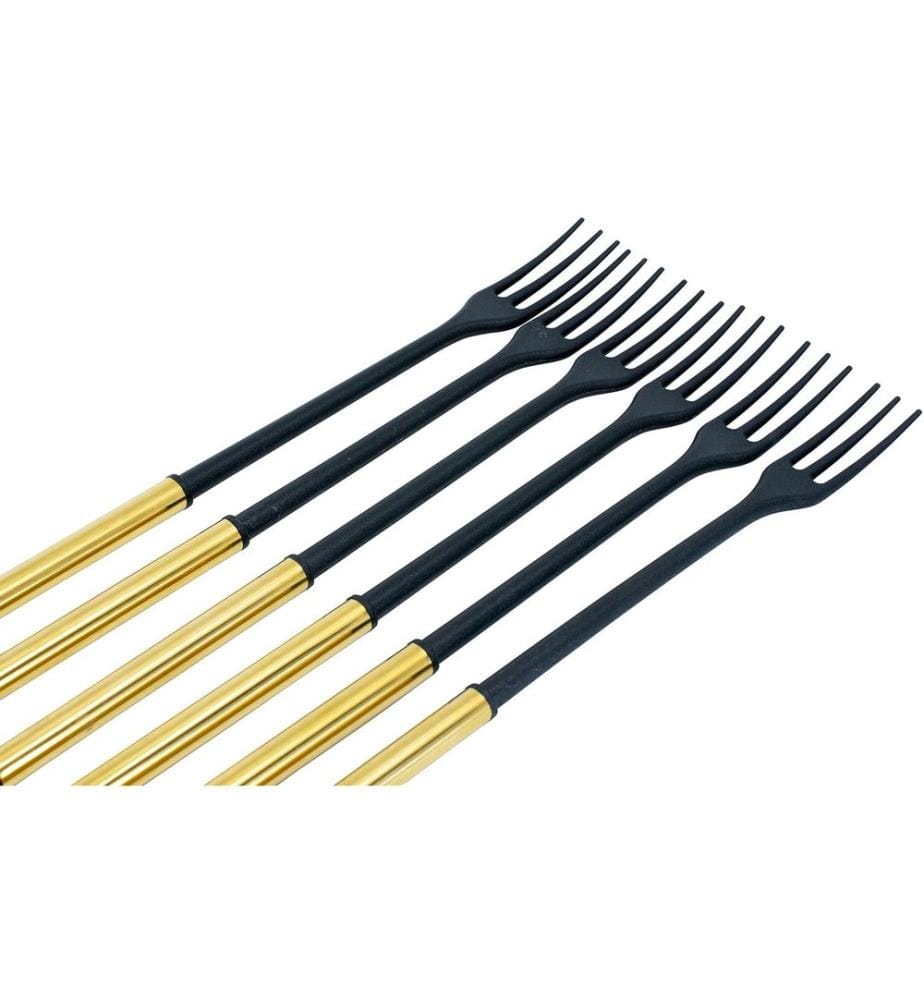 KADASTAR - Fourchette à fondue au fromage Protect Gold 6 Personnes