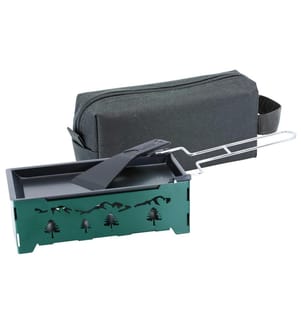 KADASTAR - Raclette à bougie chauffe-plat 2go Panorama Vert/Noir