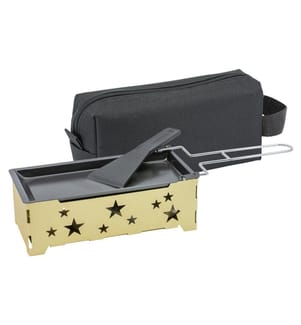 KADASTAR - Raclette à bougie chauffe-plat 2go Golden Star Doré/Noir